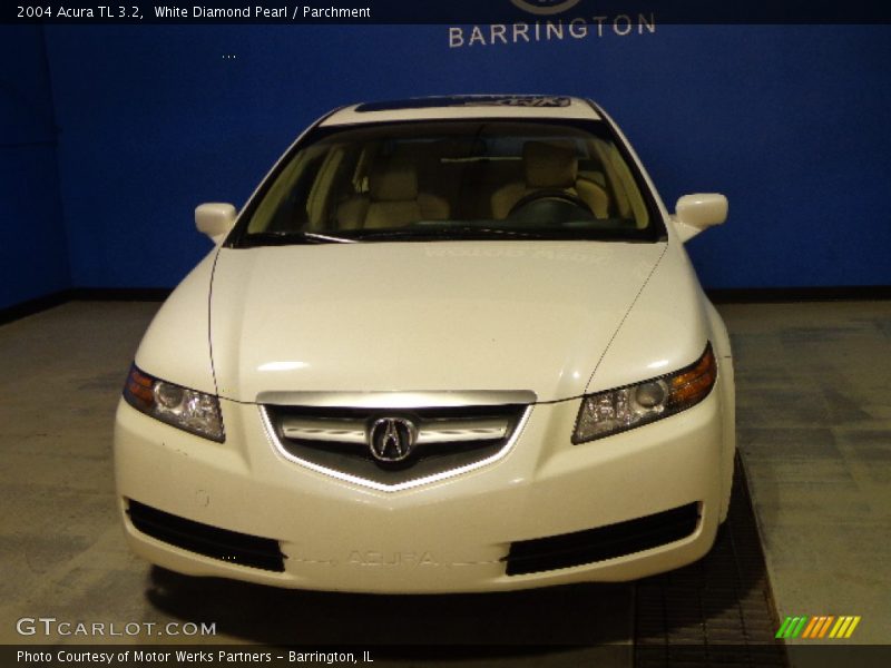 White Diamond Pearl / Parchment 2004 Acura TL 3.2