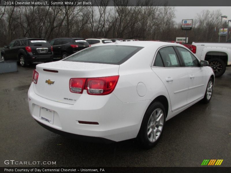 Summit White / Jet Black 2014 Chevrolet Malibu LT