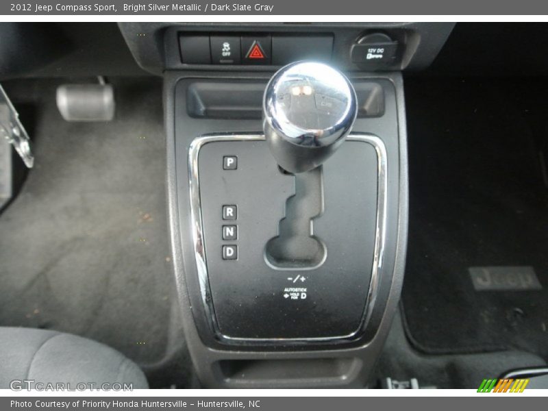 Bright Silver Metallic / Dark Slate Gray 2012 Jeep Compass Sport