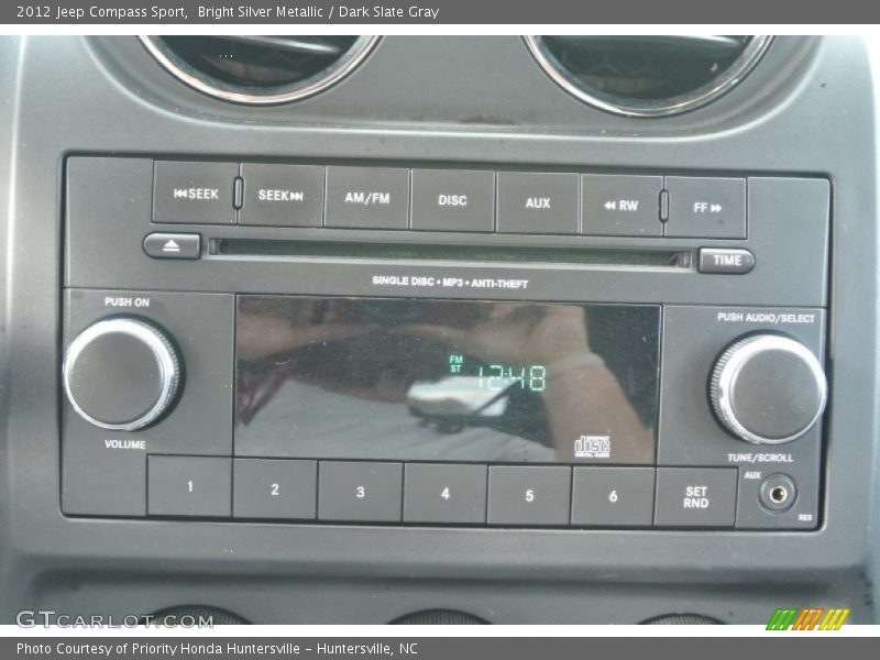 Bright Silver Metallic / Dark Slate Gray 2012 Jeep Compass Sport