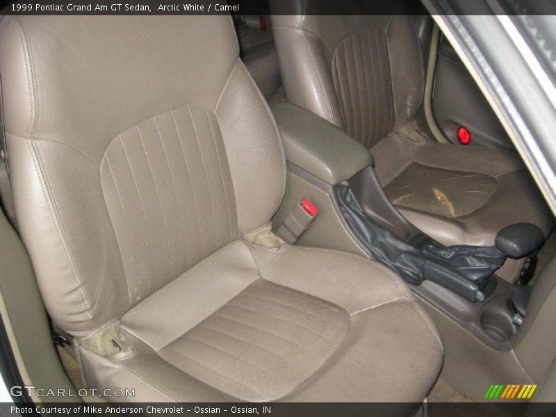 Arctic White / Camel 1999 Pontiac Grand Am GT Sedan