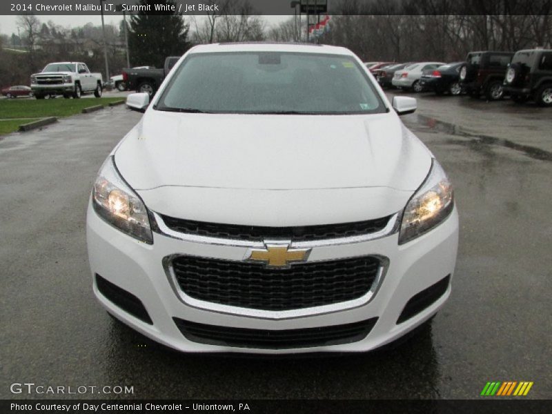 Summit White / Jet Black 2014 Chevrolet Malibu LT