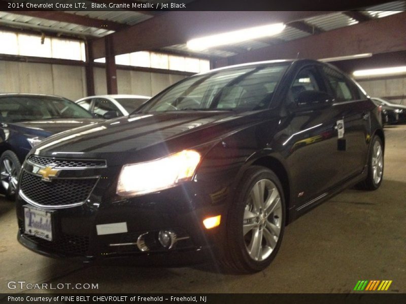 Black Granite Metallic / Jet Black 2014 Chevrolet Cruze LTZ