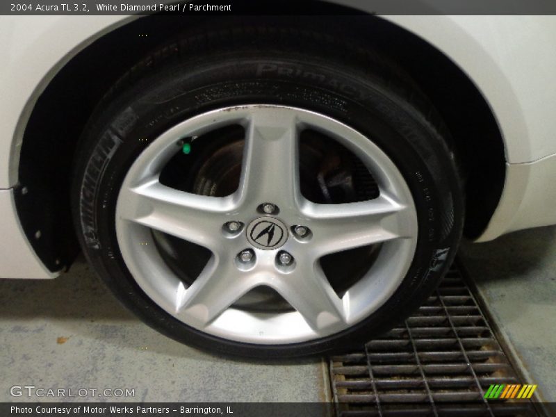 White Diamond Pearl / Parchment 2004 Acura TL 3.2