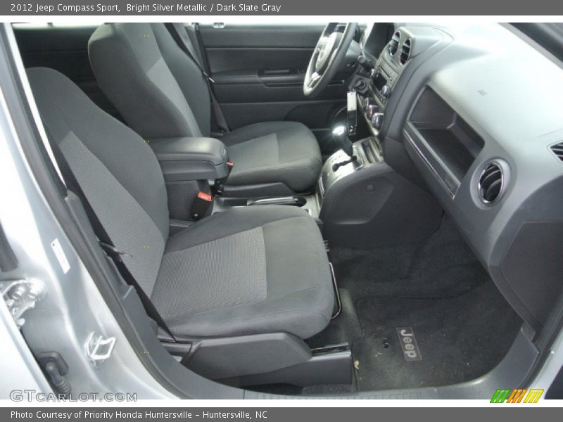 Bright Silver Metallic / Dark Slate Gray 2012 Jeep Compass Sport
