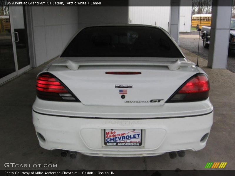 Arctic White / Camel 1999 Pontiac Grand Am GT Sedan