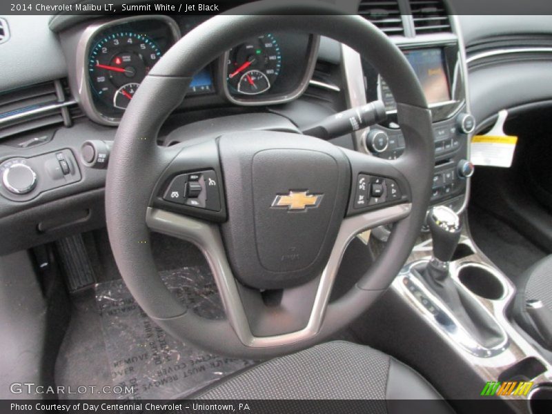 Summit White / Jet Black 2014 Chevrolet Malibu LT