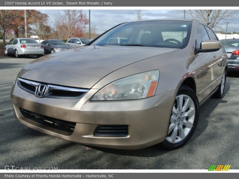 Front 3/4 View of 2007 Accord LX V6 Sedan