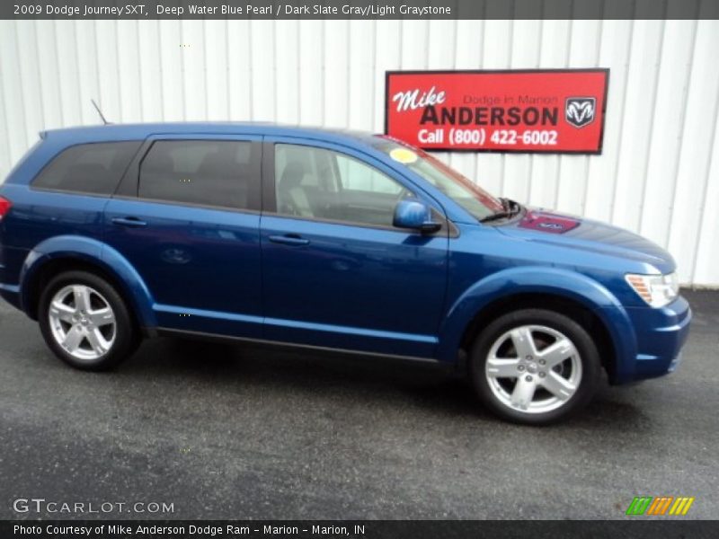 Deep Water Blue Pearl / Dark Slate Gray/Light Graystone 2009 Dodge Journey SXT