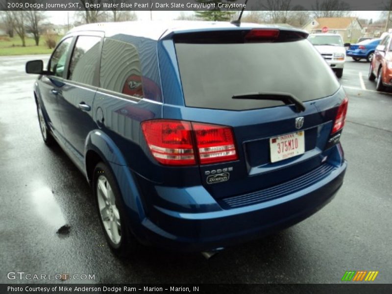 Deep Water Blue Pearl / Dark Slate Gray/Light Graystone 2009 Dodge Journey SXT