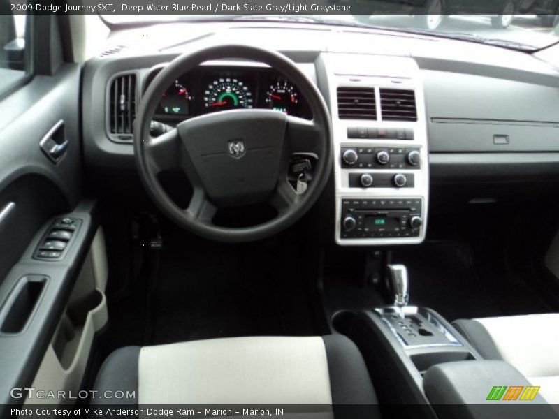 Deep Water Blue Pearl / Dark Slate Gray/Light Graystone 2009 Dodge Journey SXT