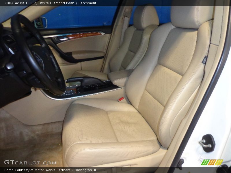 White Diamond Pearl / Parchment 2004 Acura TL 3.2