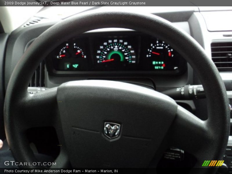 Deep Water Blue Pearl / Dark Slate Gray/Light Graystone 2009 Dodge Journey SXT