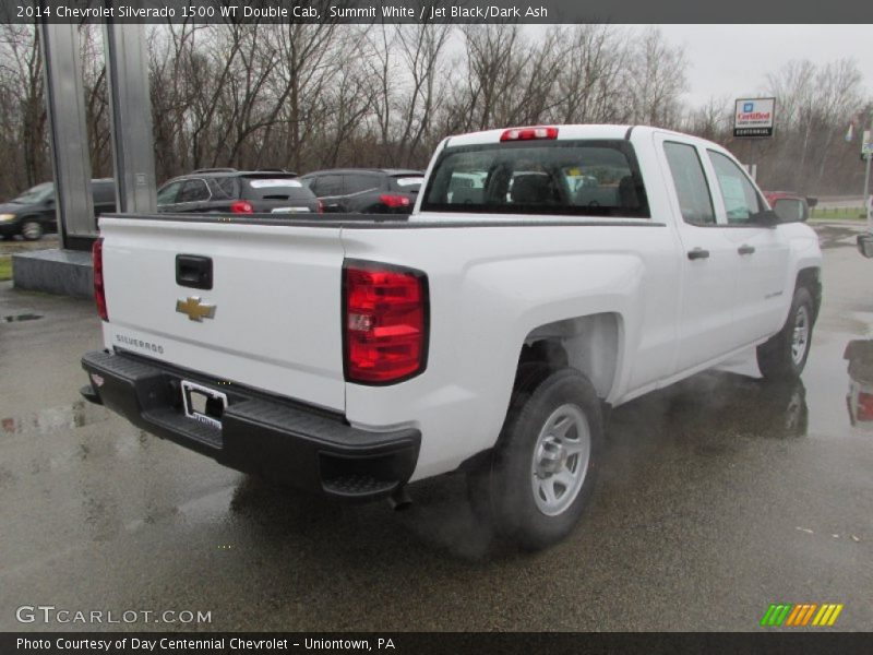 Summit White / Jet Black/Dark Ash 2014 Chevrolet Silverado 1500 WT Double Cab