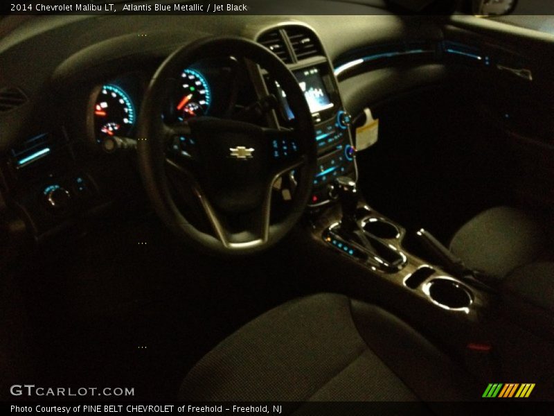 Atlantis Blue Metallic / Jet Black 2014 Chevrolet Malibu LT