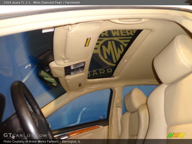 White Diamond Pearl / Parchment 2004 Acura TL 3.2