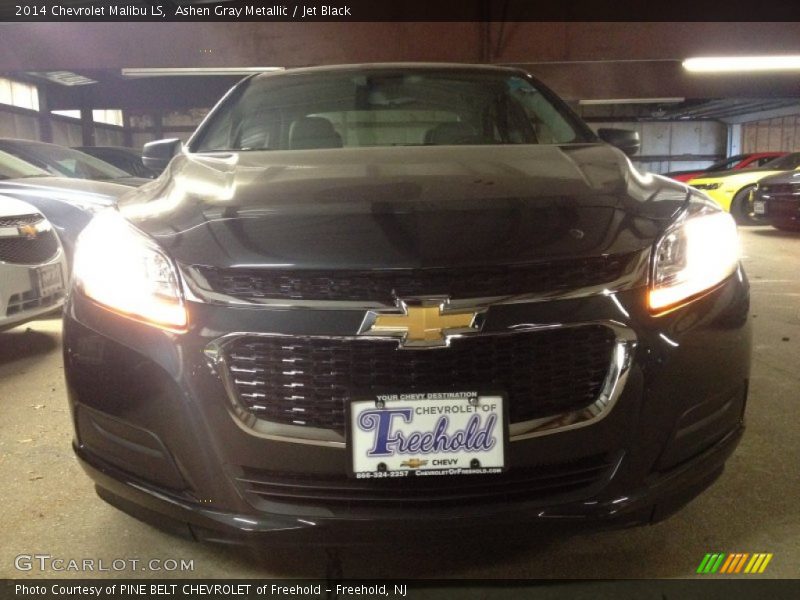 Ashen Gray Metallic / Jet Black 2014 Chevrolet Malibu LS