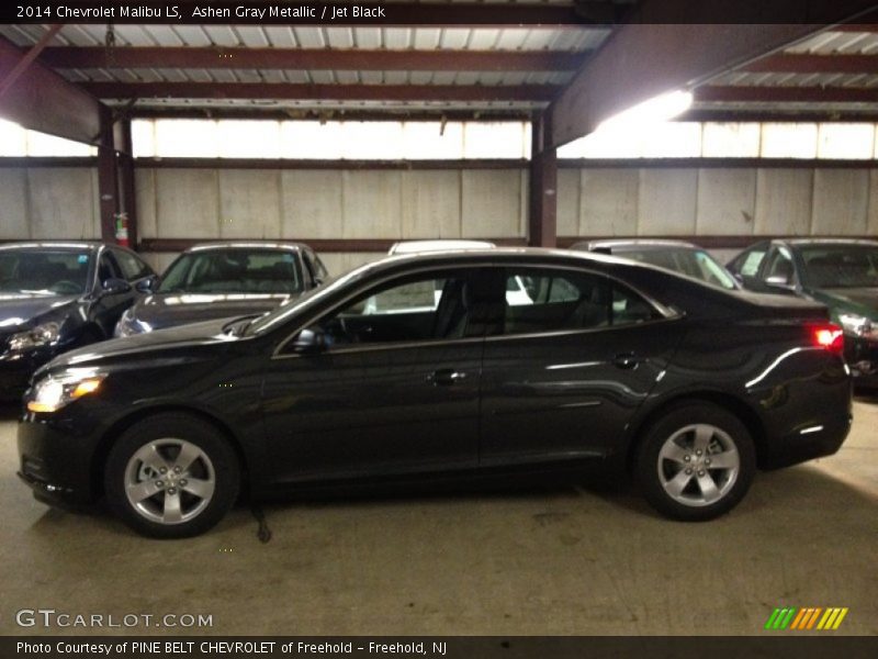 Ashen Gray Metallic / Jet Black 2014 Chevrolet Malibu LS