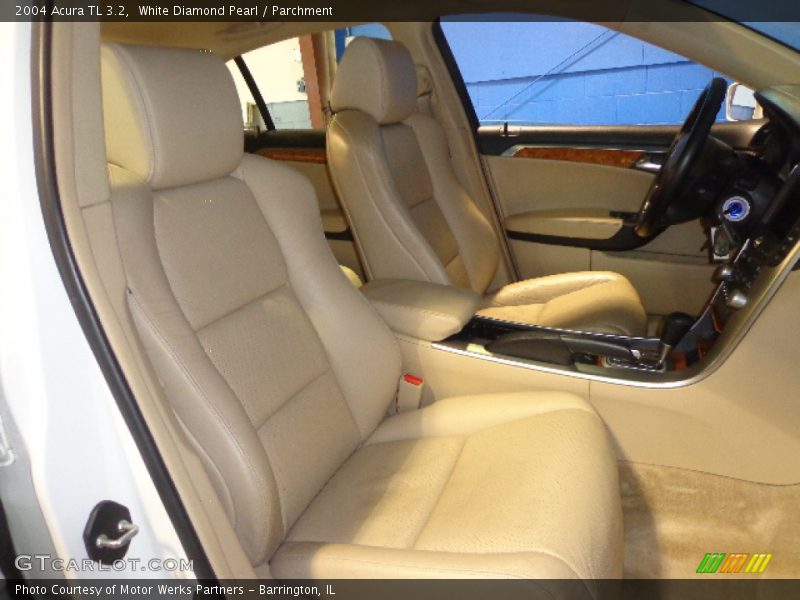 White Diamond Pearl / Parchment 2004 Acura TL 3.2