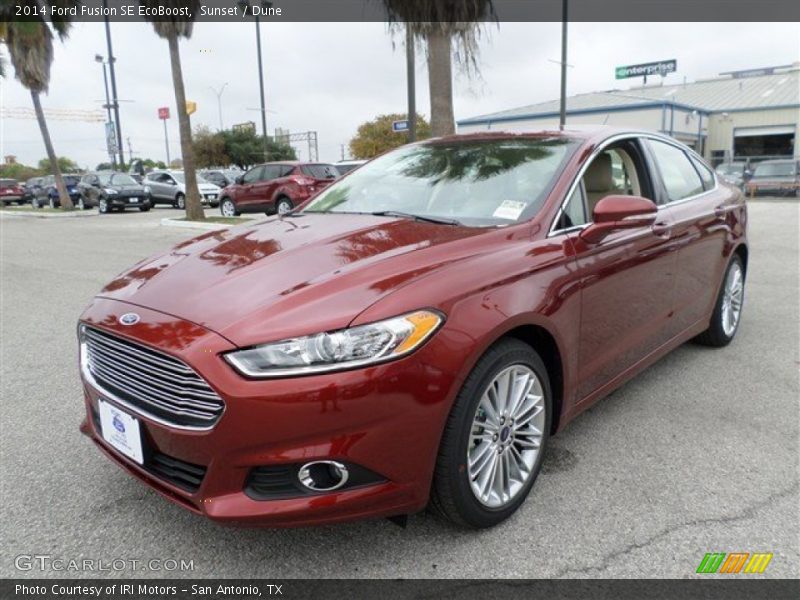 Sunset / Dune 2014 Ford Fusion SE EcoBoost