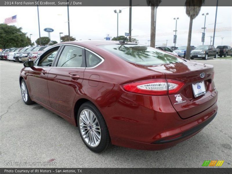 Sunset / Dune 2014 Ford Fusion SE EcoBoost