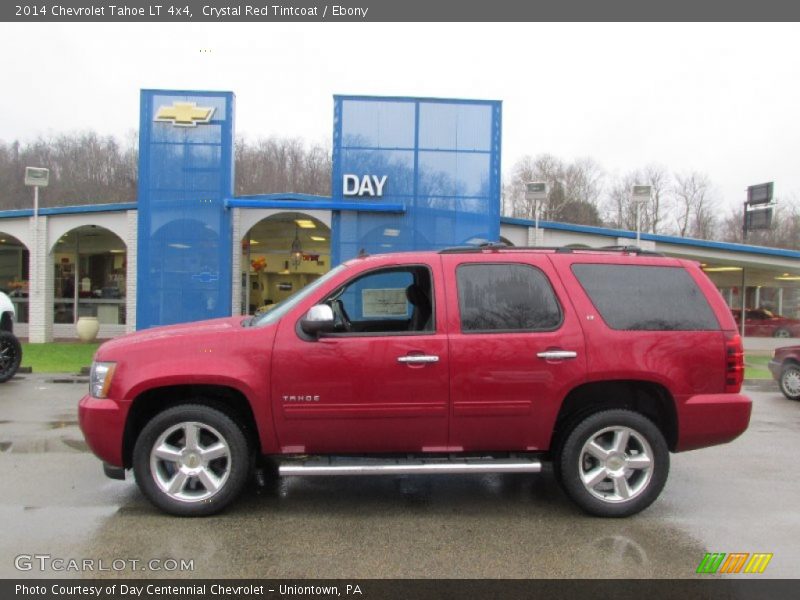 Crystal Red Tintcoat / Ebony 2014 Chevrolet Tahoe LT 4x4
