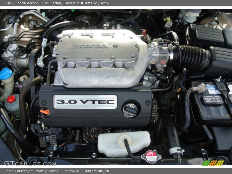  2007 Accord LX V6 Sedan Engine - 3.0 Liter SOHC 24-Valve VTEC V6