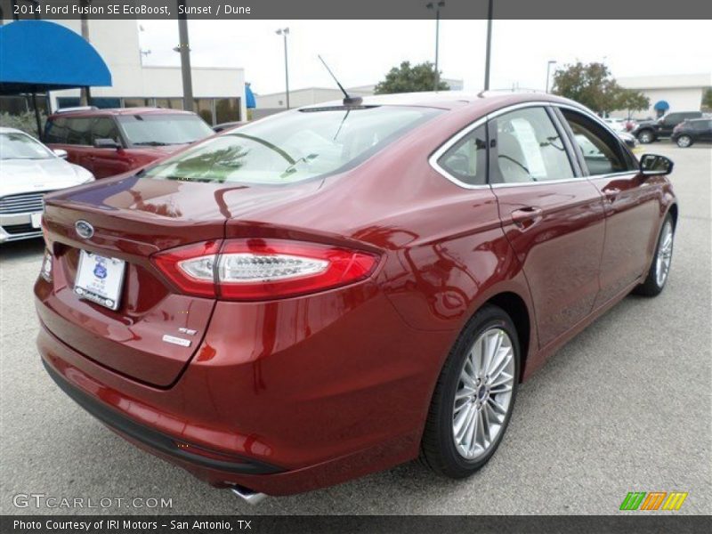 Sunset / Dune 2014 Ford Fusion SE EcoBoost