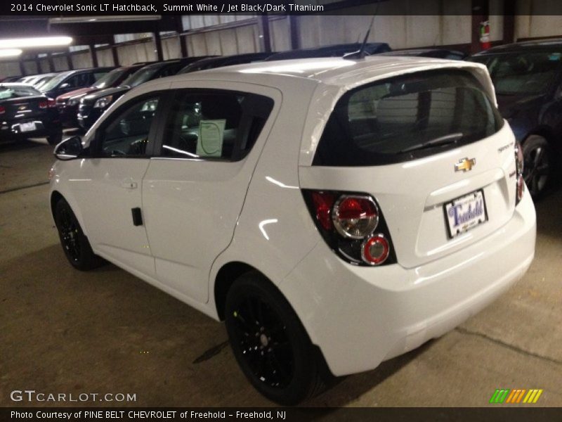 Summit White / Jet Black/Dark Titanium 2014 Chevrolet Sonic LT Hatchback