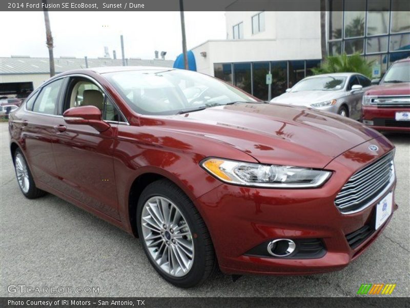 Sunset / Dune 2014 Ford Fusion SE EcoBoost