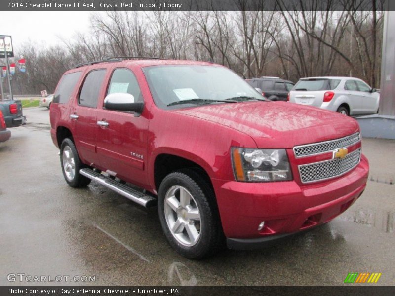 Crystal Red Tintcoat / Ebony 2014 Chevrolet Tahoe LT 4x4