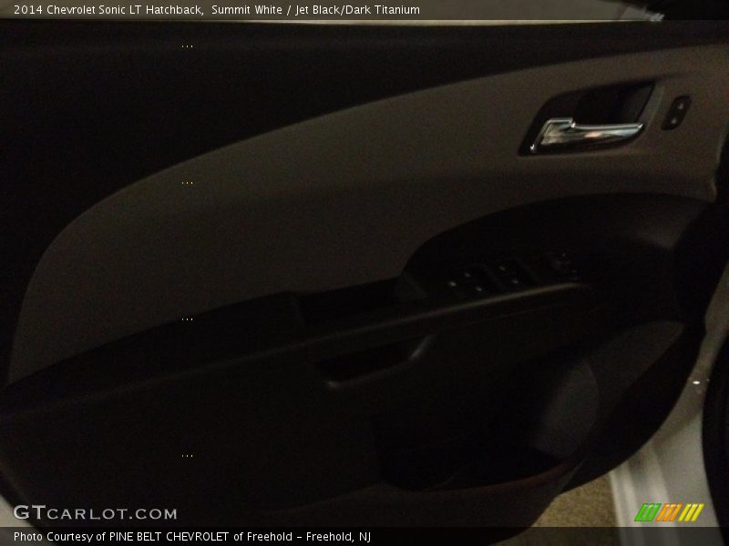 Summit White / Jet Black/Dark Titanium 2014 Chevrolet Sonic LT Hatchback