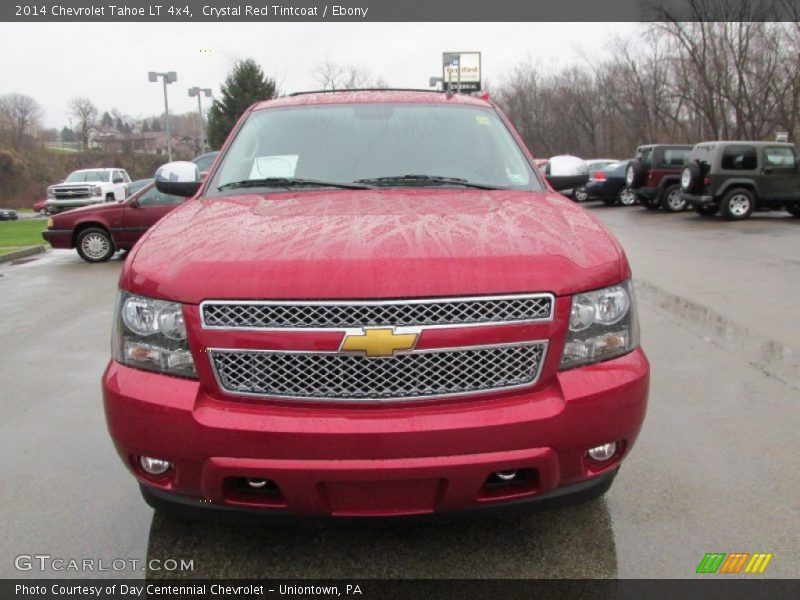 Crystal Red Tintcoat / Ebony 2014 Chevrolet Tahoe LT 4x4