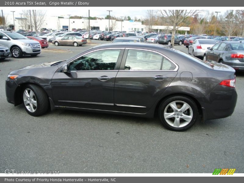 Grigio Metallic / Ebony 2010 Acura TSX Sedan