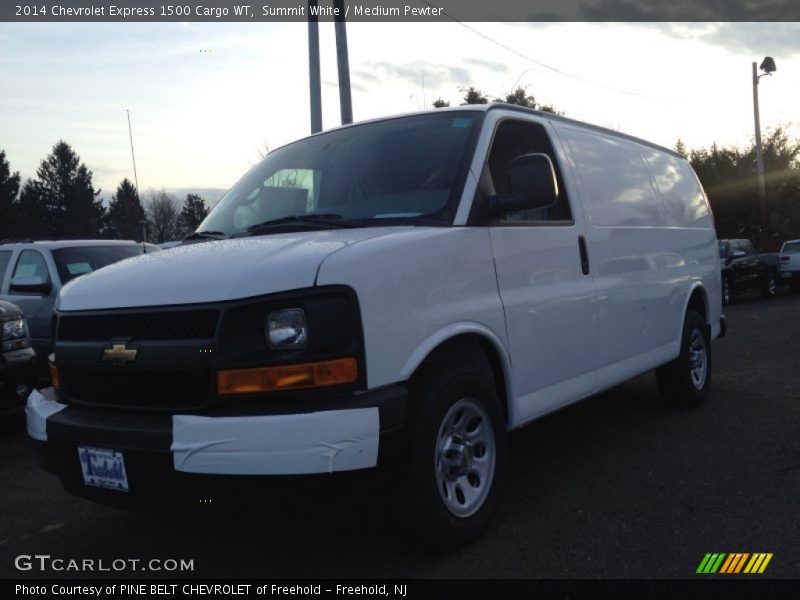 Summit White / Medium Pewter 2014 Chevrolet Express 1500 Cargo WT