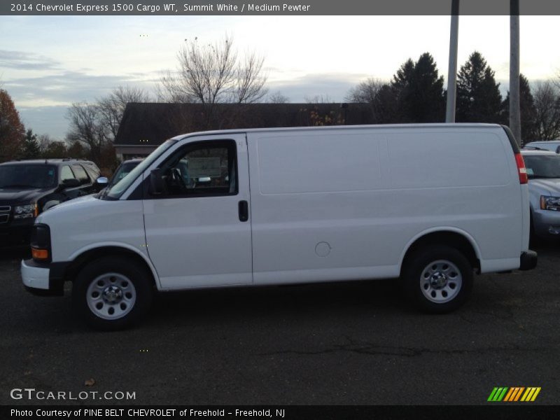 Summit White / Medium Pewter 2014 Chevrolet Express 1500 Cargo WT