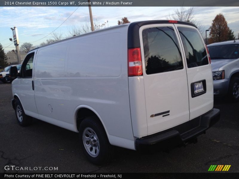 Summit White / Medium Pewter 2014 Chevrolet Express 1500 Cargo WT