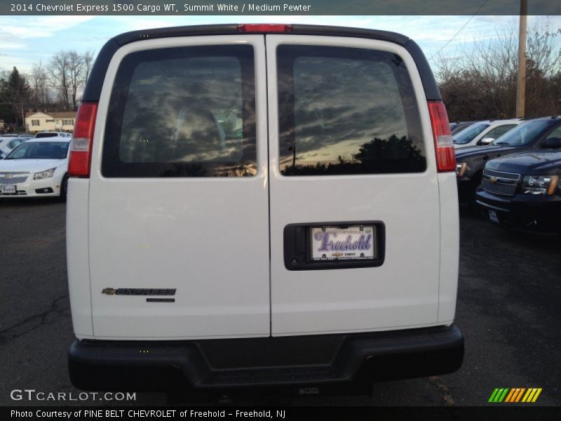 Summit White / Medium Pewter 2014 Chevrolet Express 1500 Cargo WT