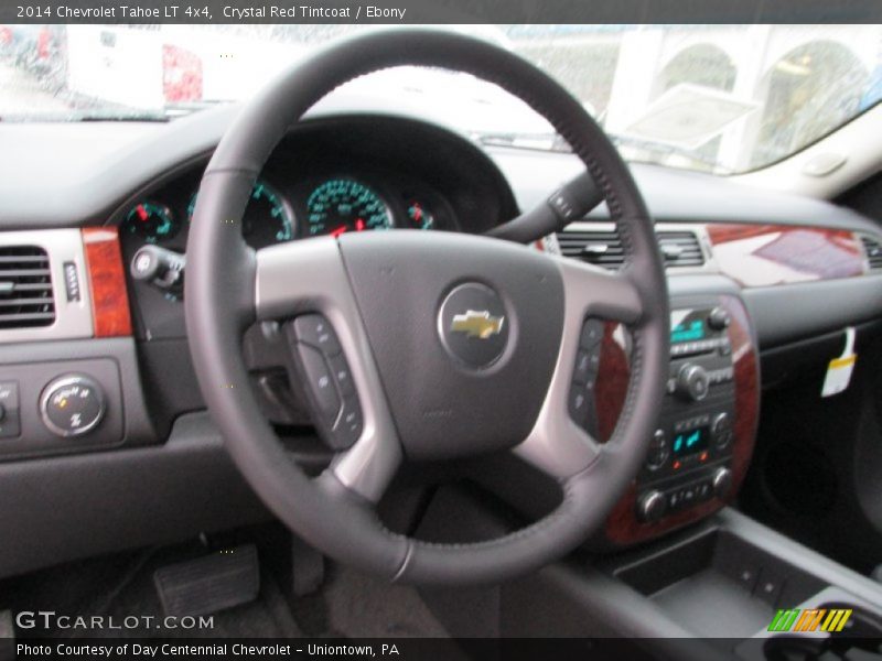 Crystal Red Tintcoat / Ebony 2014 Chevrolet Tahoe LT 4x4