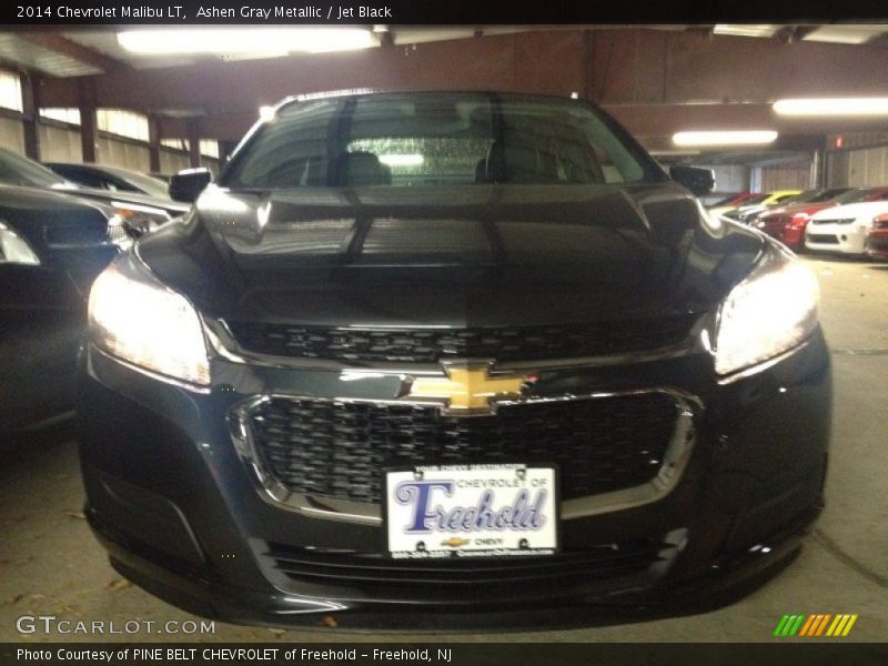 Ashen Gray Metallic / Jet Black 2014 Chevrolet Malibu LT