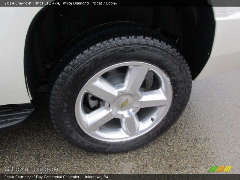White Diamond Tricoat / Ebony 2014 Chevrolet Tahoe LTZ 4x4