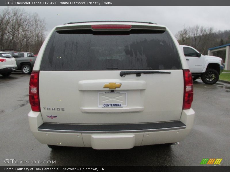 White Diamond Tricoat / Ebony 2014 Chevrolet Tahoe LTZ 4x4