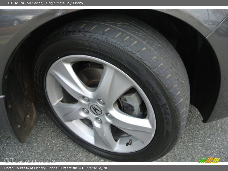 Grigio Metallic / Ebony 2010 Acura TSX Sedan