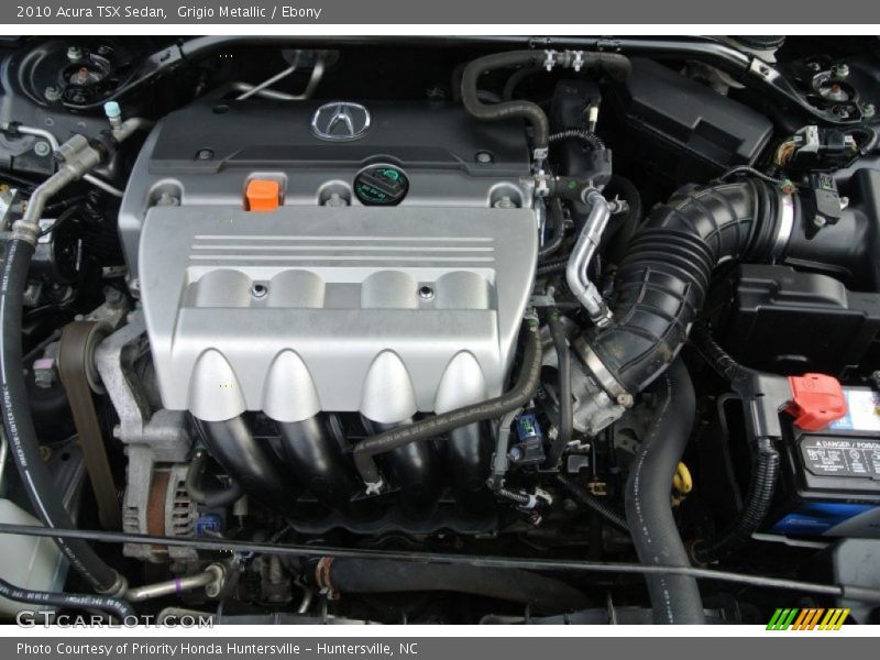 Grigio Metallic / Ebony 2010 Acura TSX Sedan