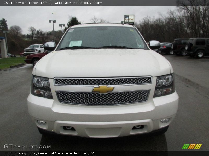 White Diamond Tricoat / Ebony 2014 Chevrolet Tahoe LTZ 4x4