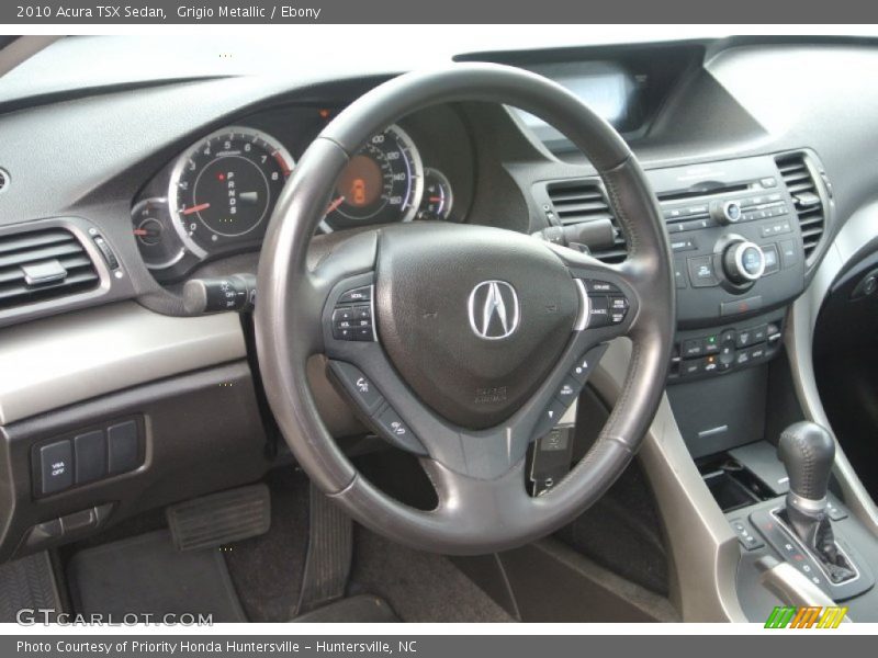 Grigio Metallic / Ebony 2010 Acura TSX Sedan