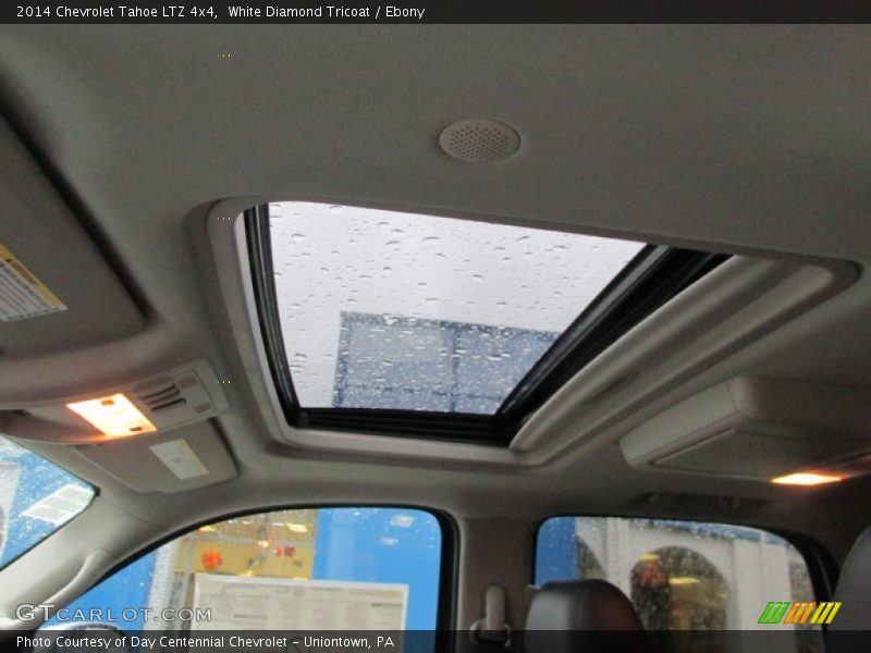 White Diamond Tricoat / Ebony 2014 Chevrolet Tahoe LTZ 4x4