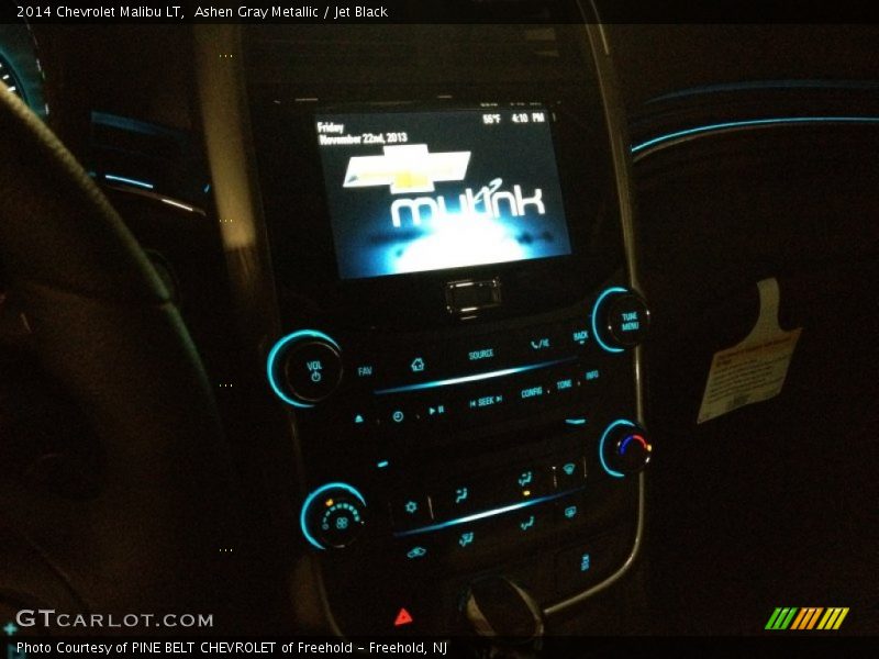 Ashen Gray Metallic / Jet Black 2014 Chevrolet Malibu LT