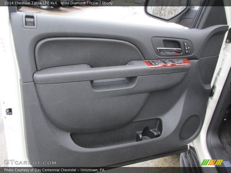 White Diamond Tricoat / Ebony 2014 Chevrolet Tahoe LTZ 4x4