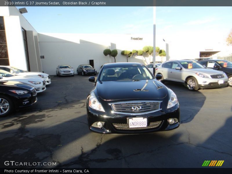 Obsidian Black / Graphite 2010 Infiniti G 37 Journey Sedan